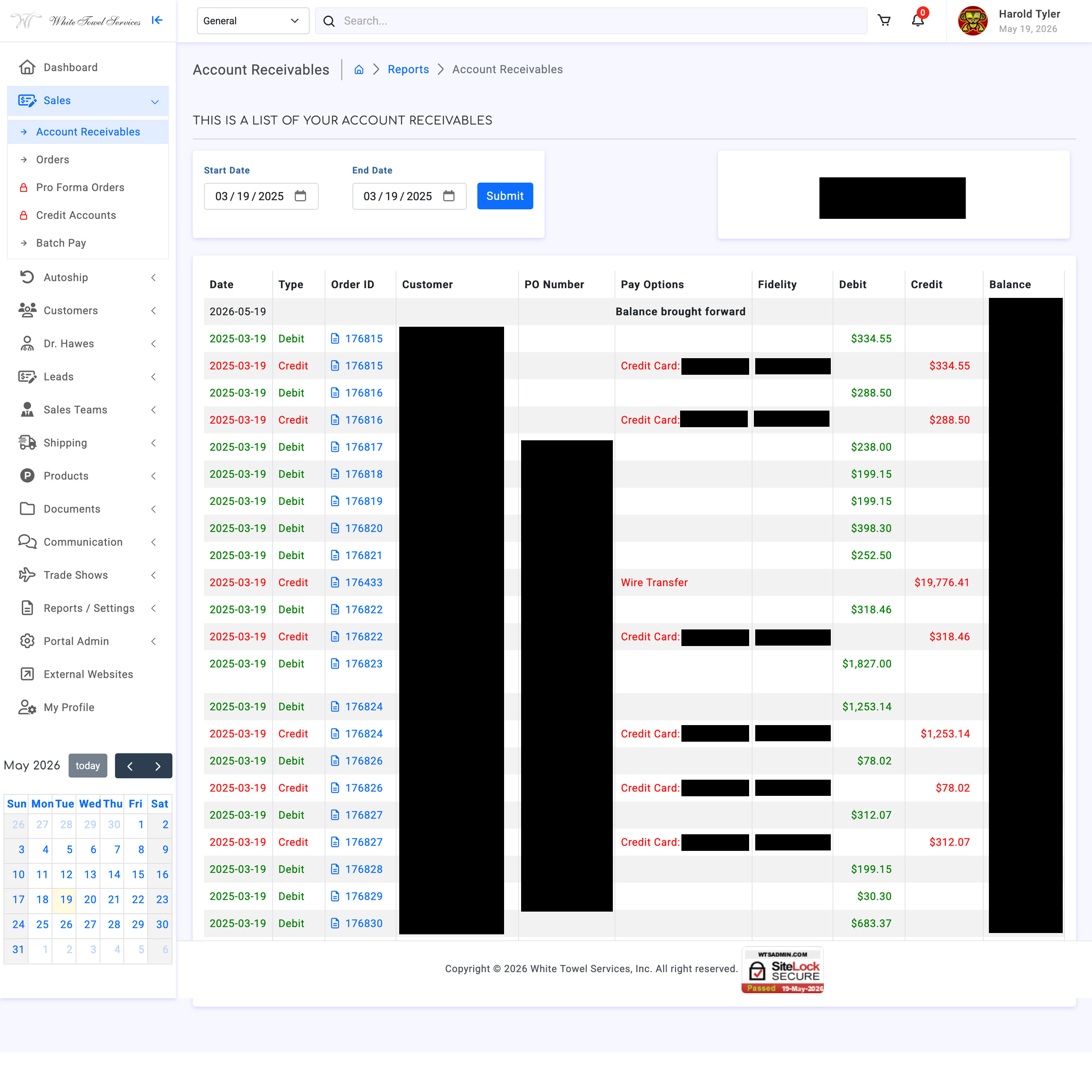 Reporting automation dashboard and operational reporting